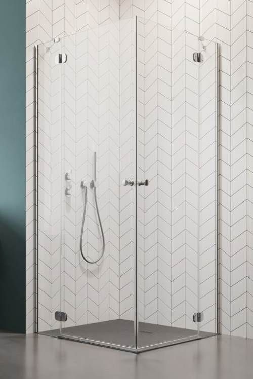 Двухдверные распашные душевые уголки Torrenta KDD Radaway прямоугольные
