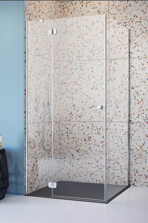 Однодверные распашные душевые кабины Torrenta KDJ Radaway квадратные